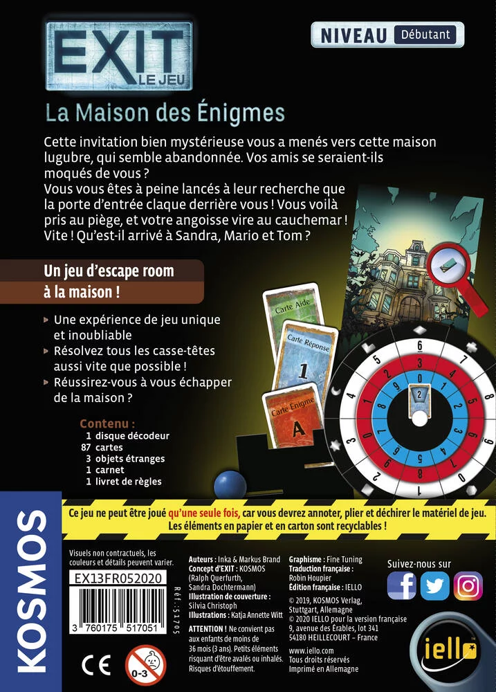 EXIT : LA MAISON DES ENIGMES