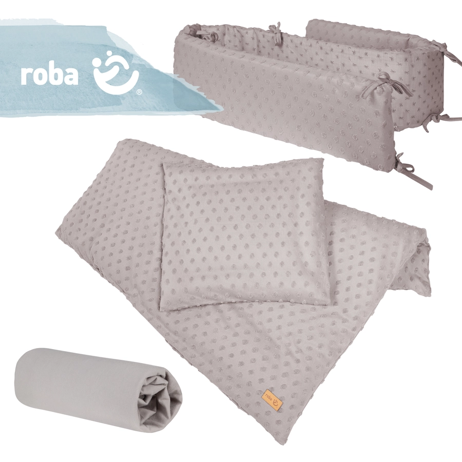 roba Geschenkset Jersey Schlafen klein Lil Planet grau