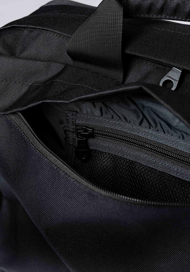 Sandqvist Trag-Rucksacktasche Go 3-Way Bag M Black