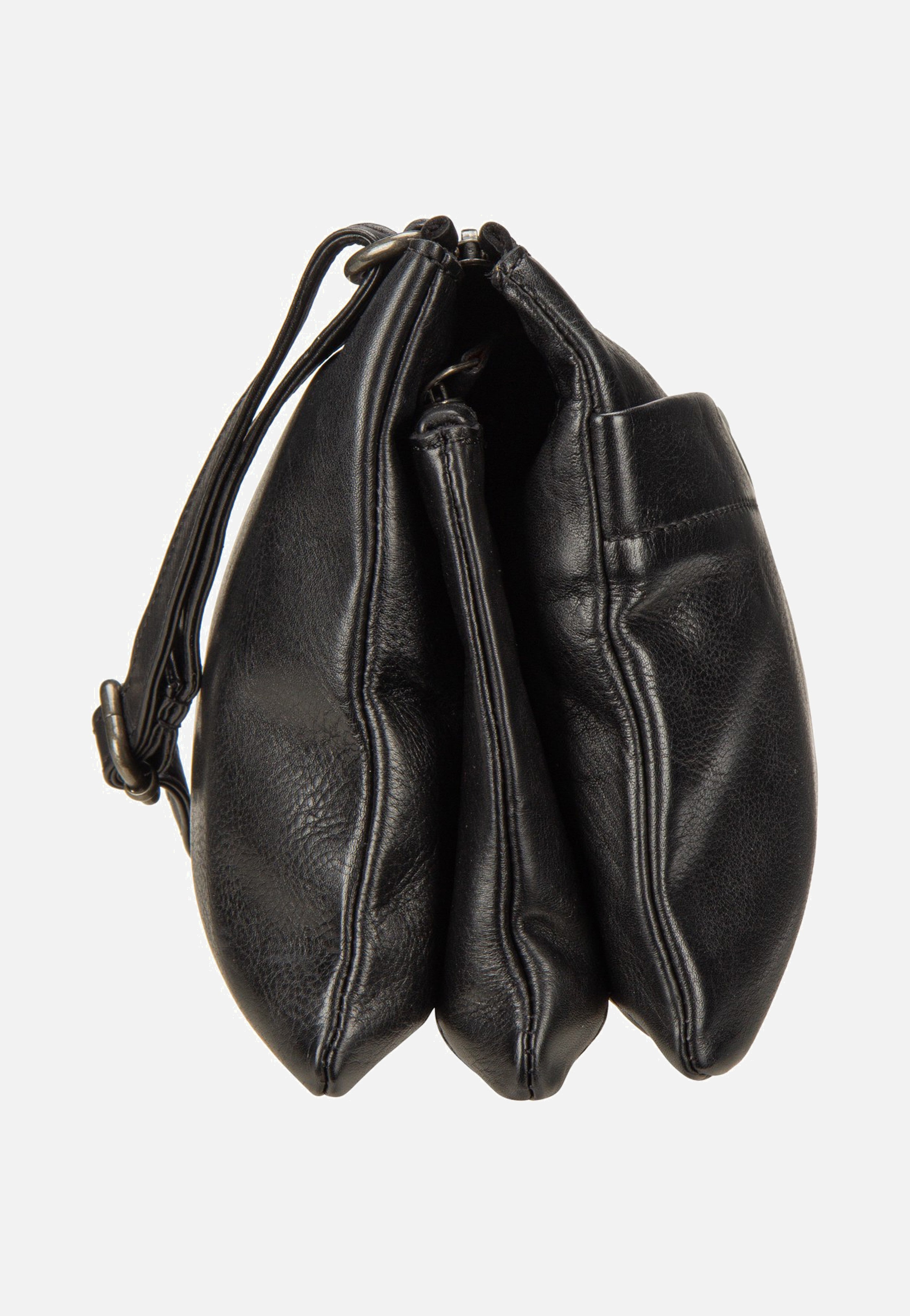 Colombiana Rv 3 Zip Medium Black - Crossbody Bag