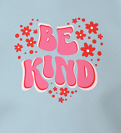 Name It T-shirt - NkfVigea - Chambray Blue/Be Kind