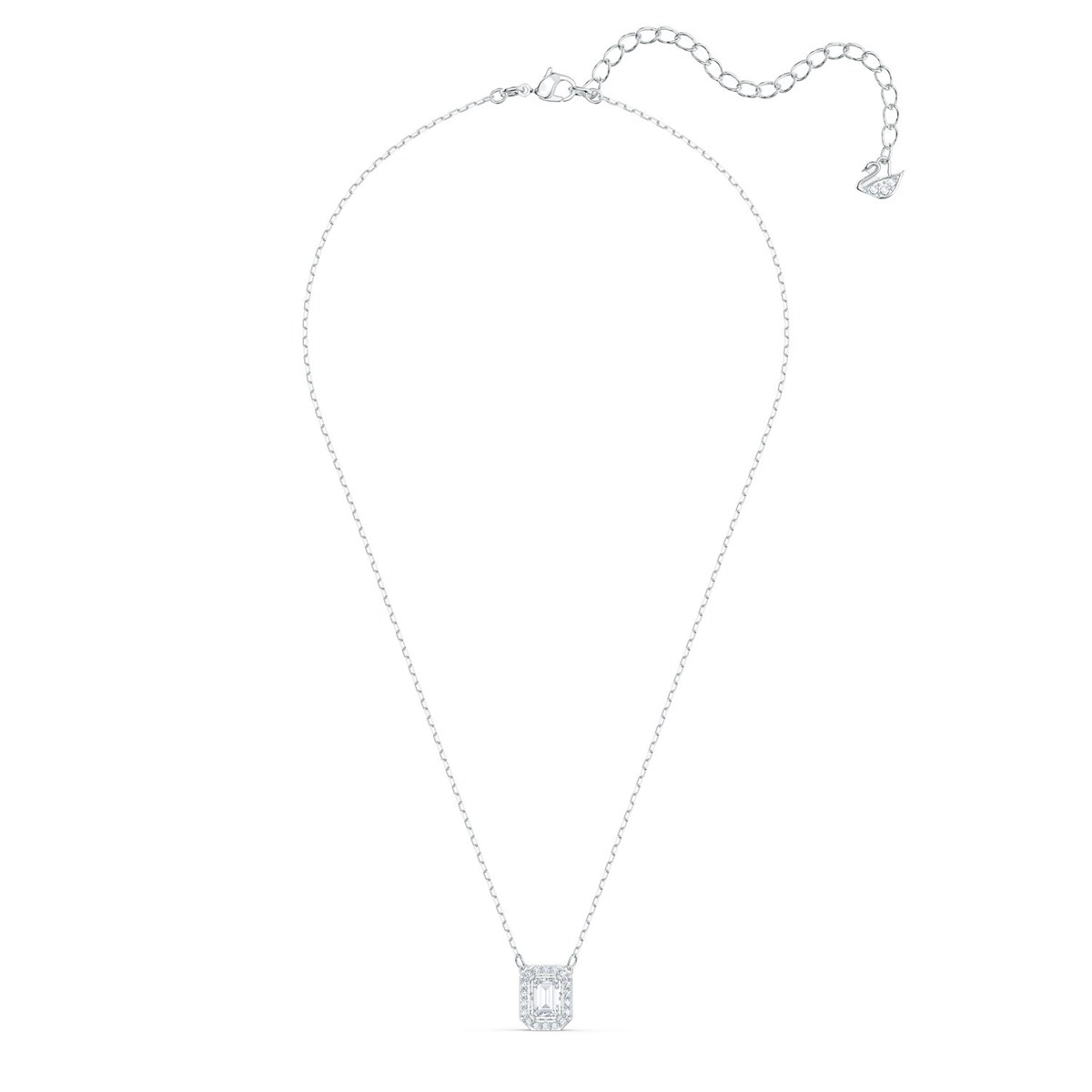 Collier Millenia Swarovski Zirconia carré blanc