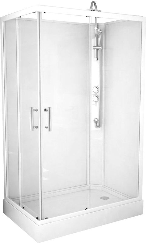 Khone - VII - Douchecabine - Mat Wit - Veiligheidsglas