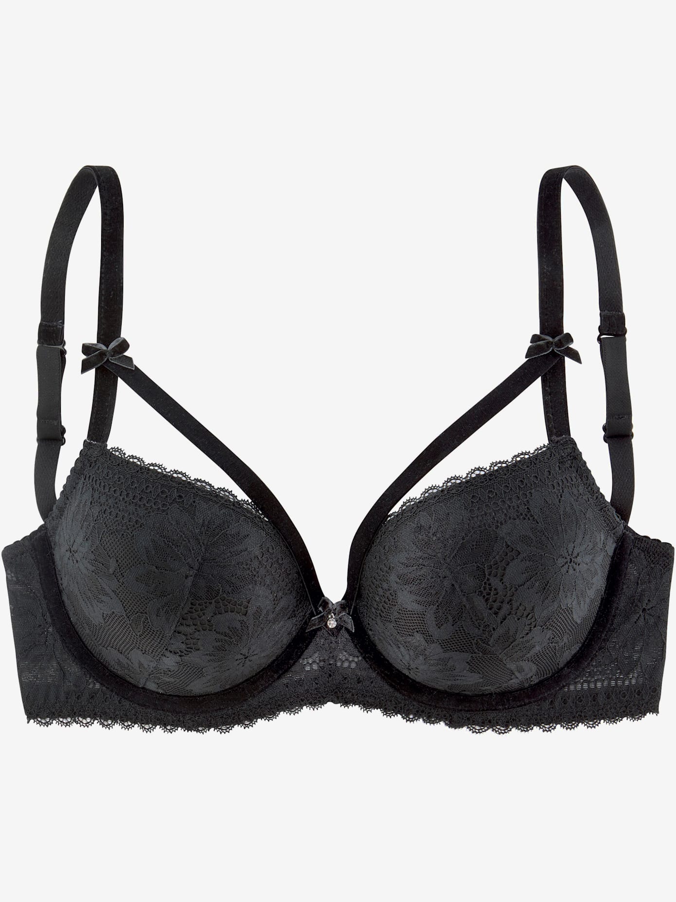 Soutien-gorge à coques séduisant en dentelle florale