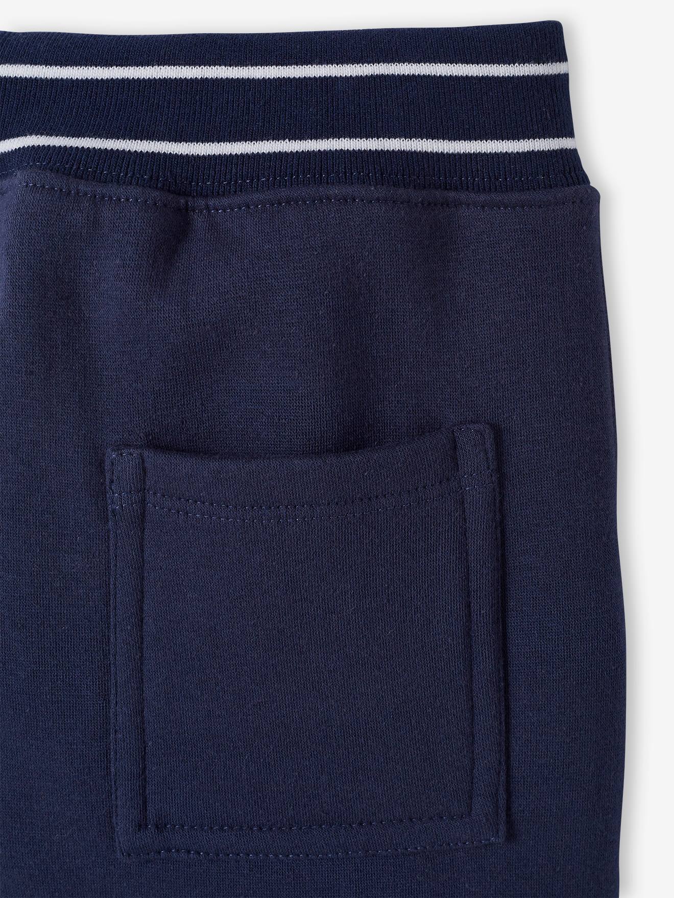 Calça de moletom lisa azul-escura com estampas da Yale®