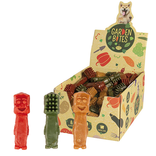 Escova de dentes DUVO GARDEN BITES VEGGIE TOBY (BLISTER TL 10 CM 500 GR (10 UNIDADES))