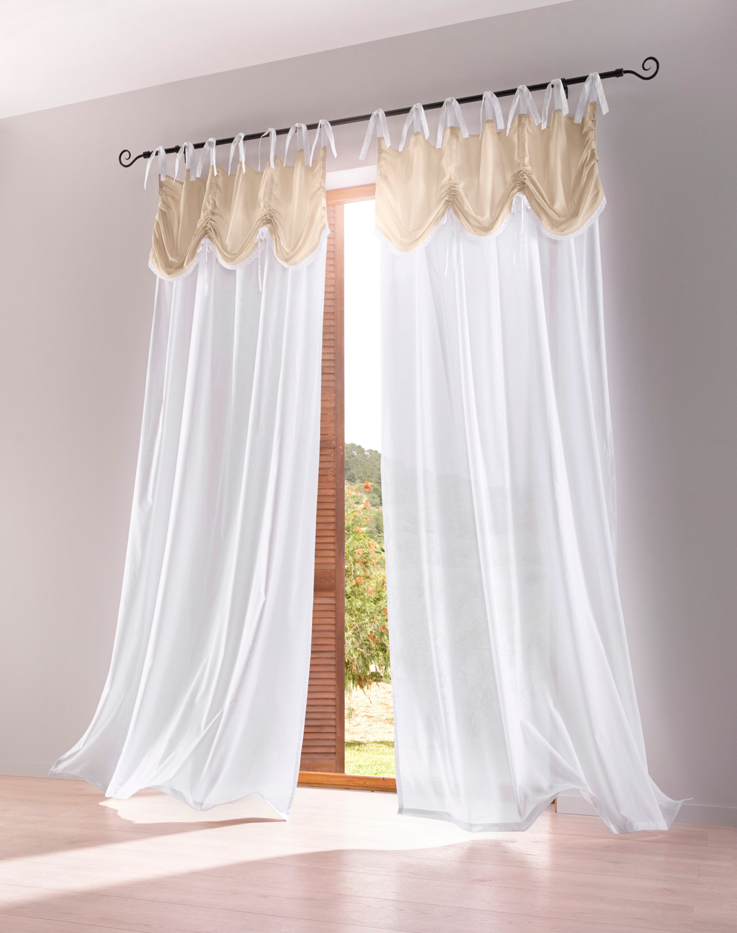 heine home Gardinenstange in schwarz