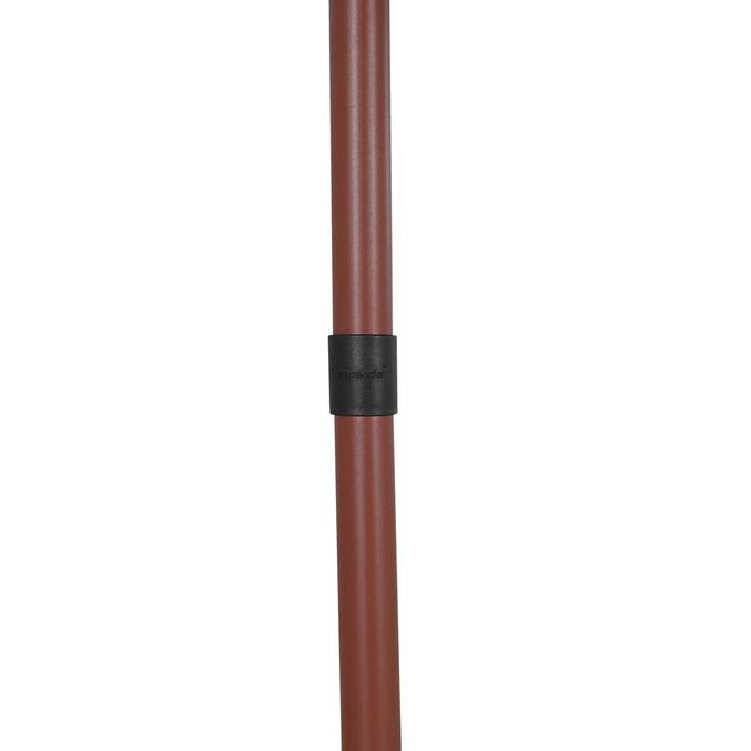 Parasol droit carré inclinable SOYA Acajou