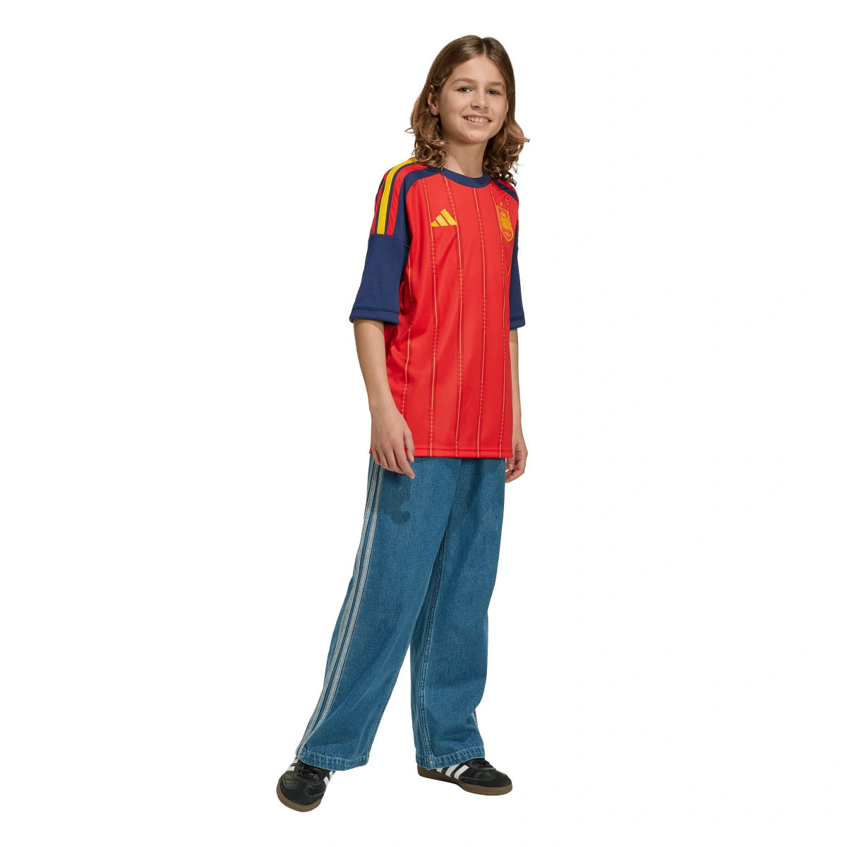 Camisola adidas Espanha Primeiro Equipamento Mundial 2026 Criança