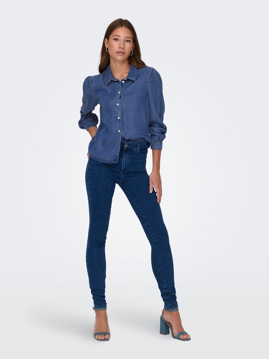 ONLBILLIE Jeanshemd Medium Blue Denim