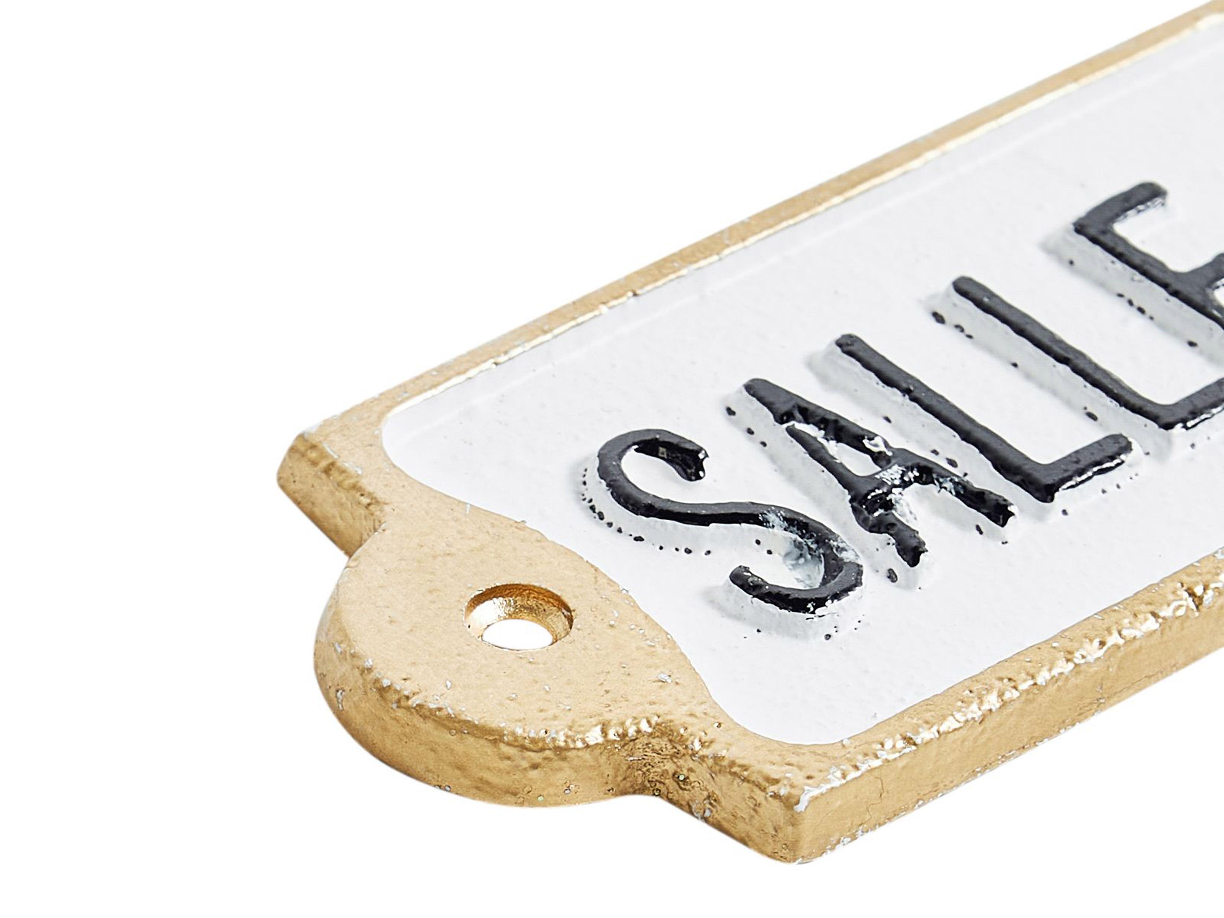 Wanddecoratie ISERE 6 cm Wit