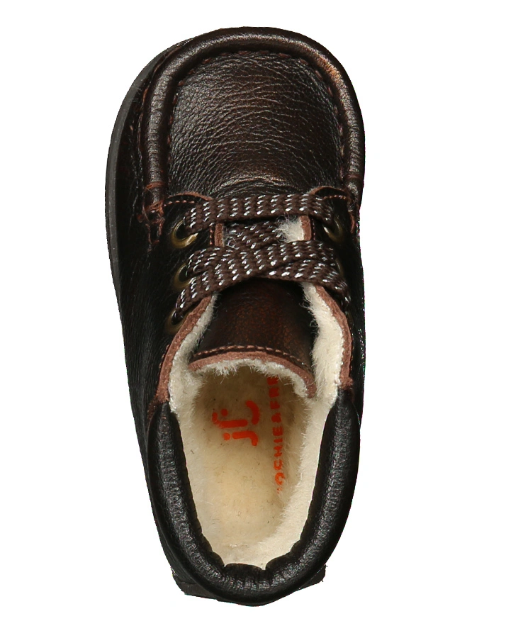 Lauflernschuhe INDIAN gefüttert in bronzebraun