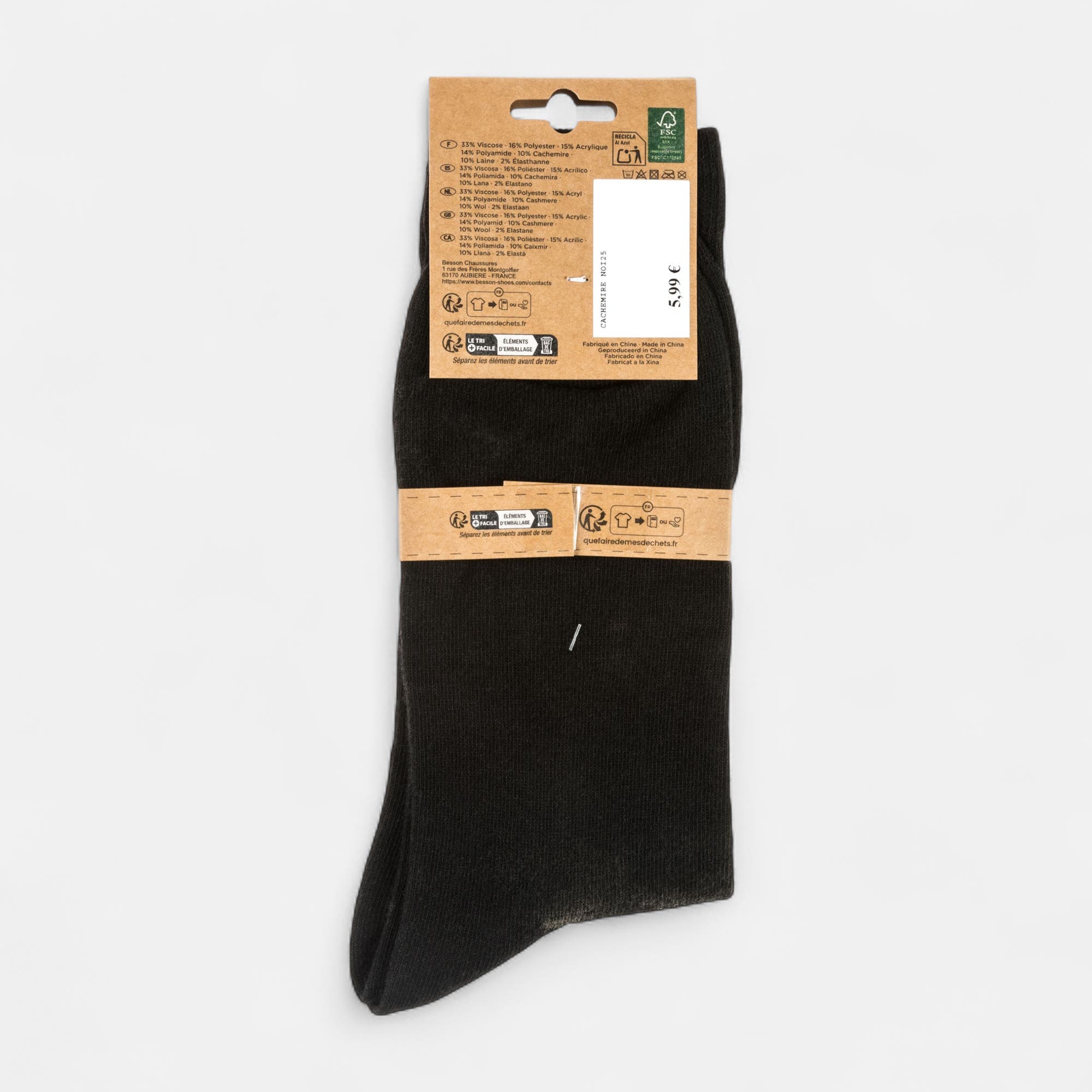 Chaussettes Homme noir