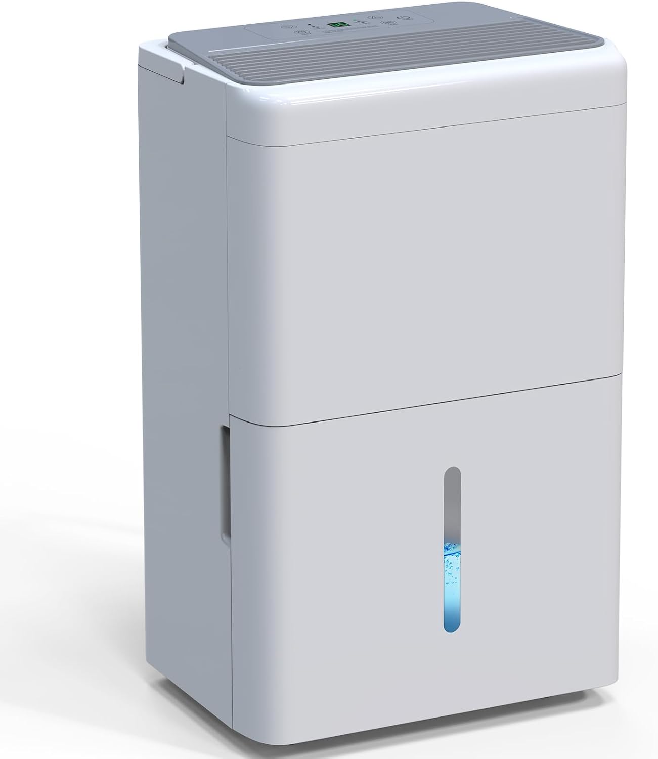 Newentor Luftentfeuchter Elektrisch 30L, Raumentfeuchter Elektrisch Leise 40dB, Entfeuchter Elektrisch Keller bis zu 245m³/90m², Mit 10 J. Gar., Ablaufschlauch, Abnehmbarem Filter, Timer