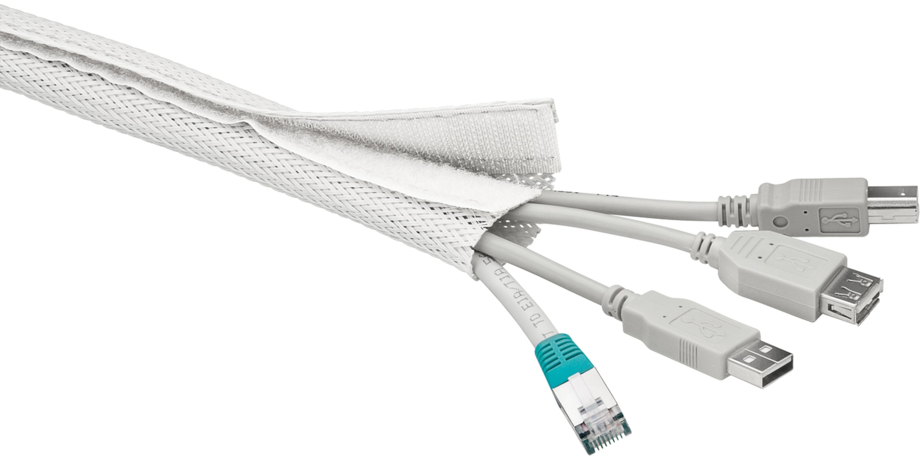 Luxorparts Kabelstrømpe 1,8 m Hvit