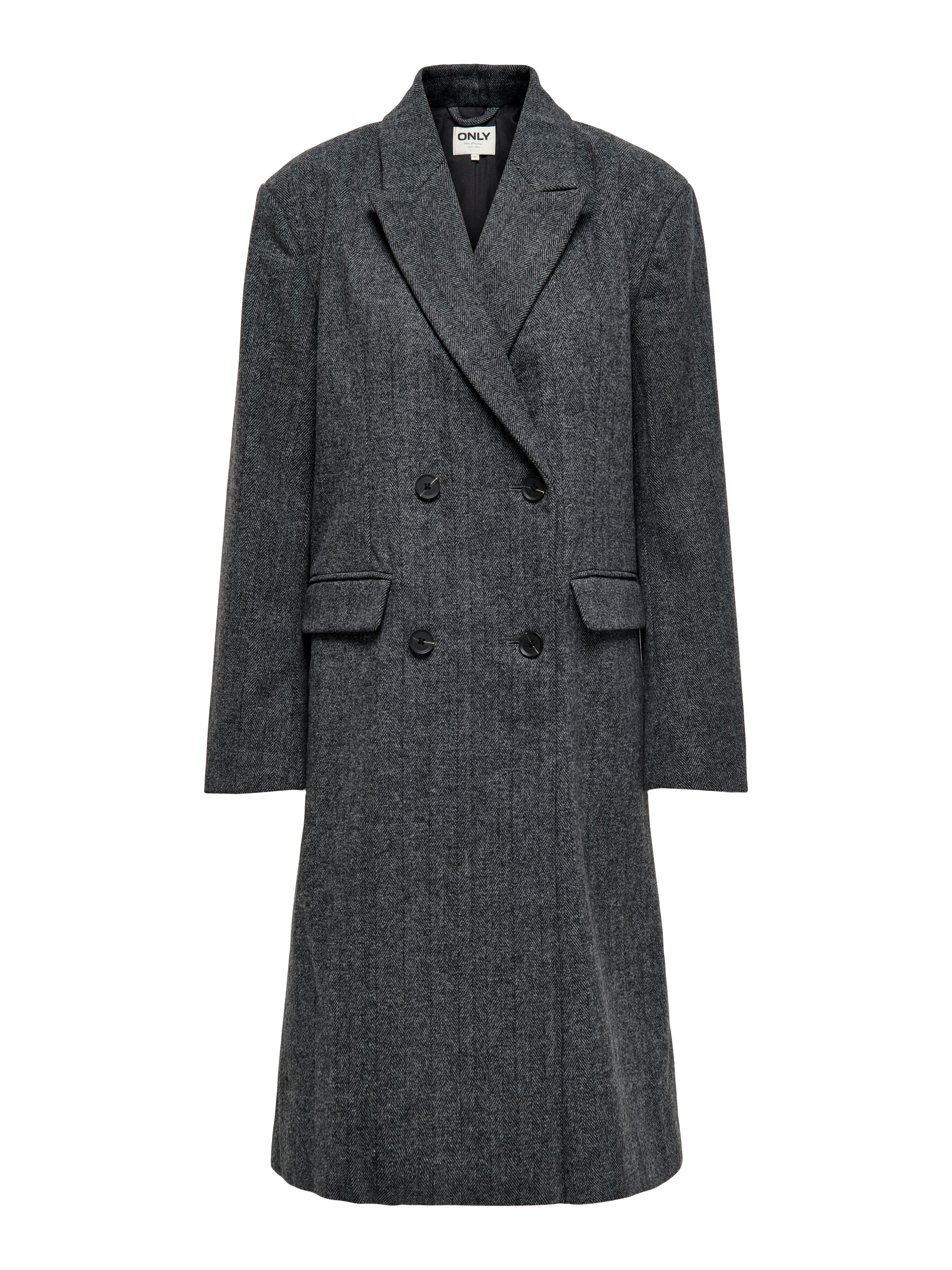 ONLWILLA Mantel Dark Grey Melange