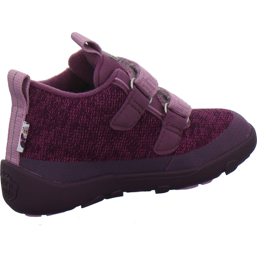 Affenzahn Stiefel ungefüttert Jungen Knit Happy Bordeaux