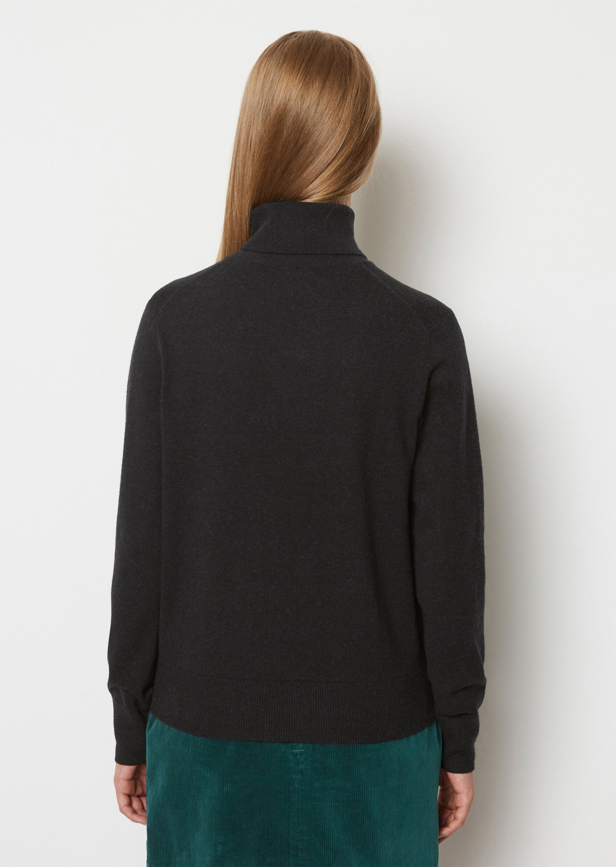 Rollkragenpullover regularaus Soft Cotton Stretch