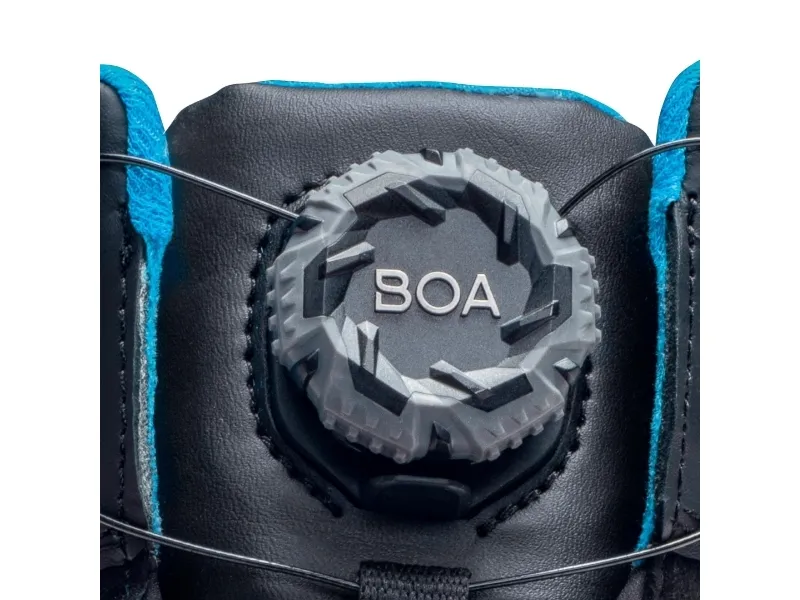 Uvex xenova BOA S1P, Unisex, Voksen, Sikkerhedsstøvler, Sort, Blå, ESD, S1P, Hurtig luk snørebånd