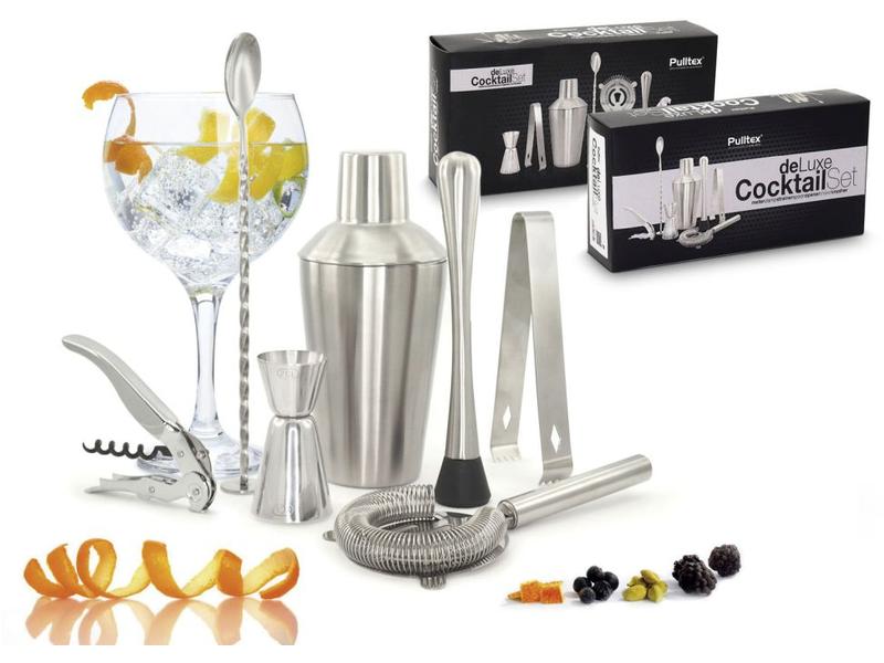 Pulltex Cocktail-Set Deluxe 0.5 l, Silber Cocktailset Starter-Kit