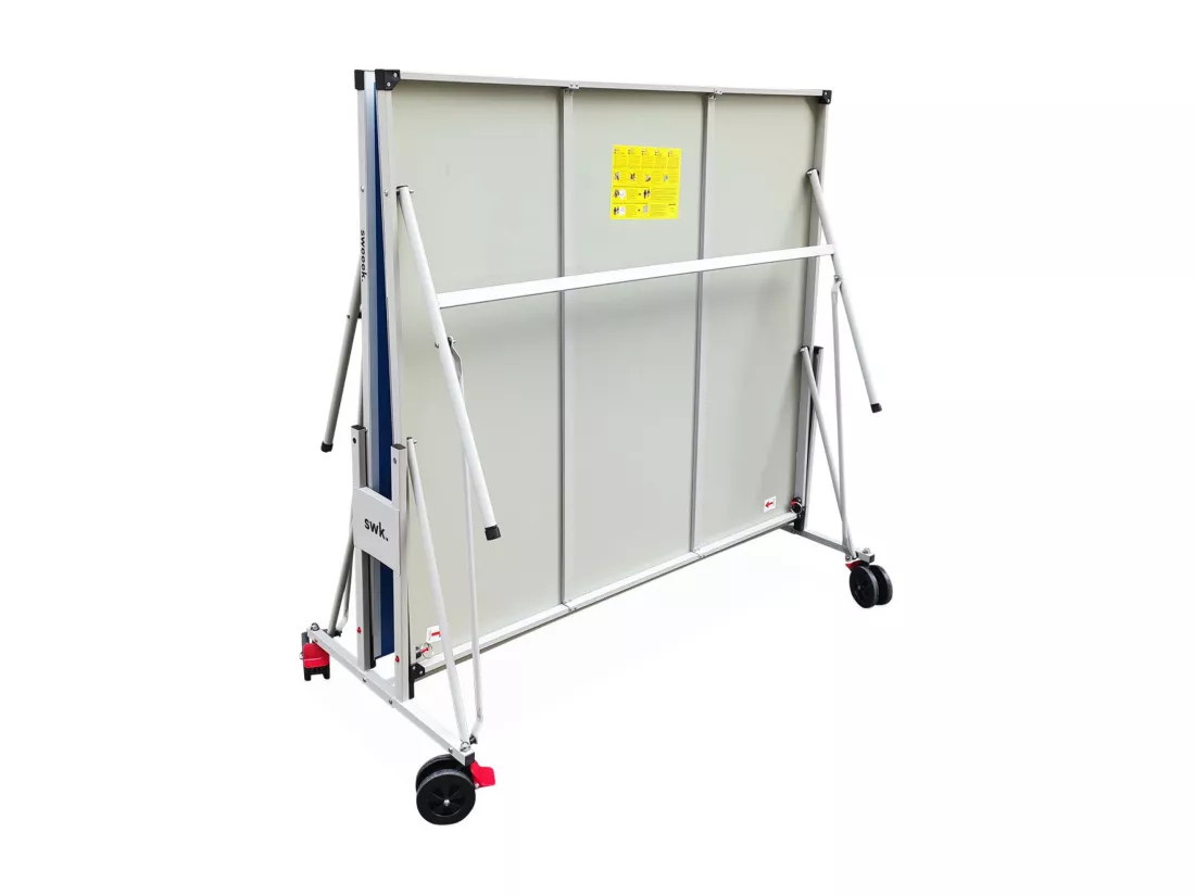 Table de ping pong OUTDOOR bleue - table pliable avec 2 raquettes et 3 balles. pour utilisation extérieure. sport tennis de table