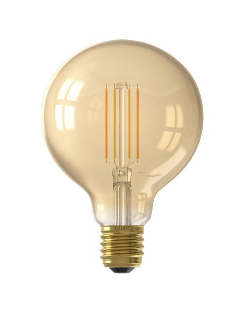 Calex Smart Led Filament Goud Globe E27 G95 - Lichtbron - 7 Watt