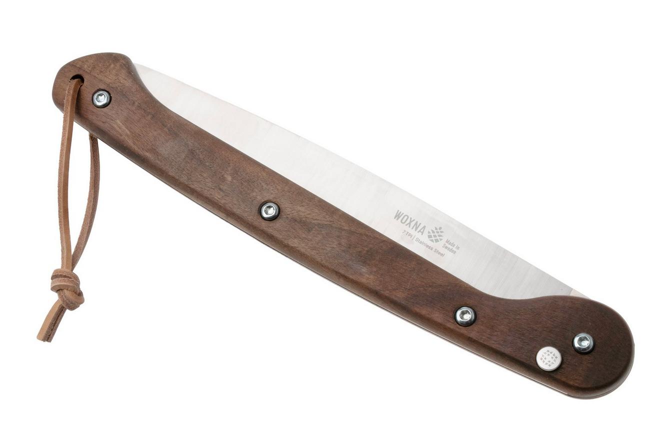 Woxna Ljusnan 113025 Foldable Saw, walnoothout, roestvast staal, vouwzaag, 25 cm