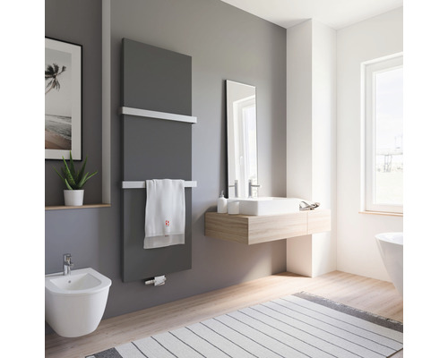 SCHULTE Designradiator New York 1806x608 mm Antraciet Mat met Middenaansluiting