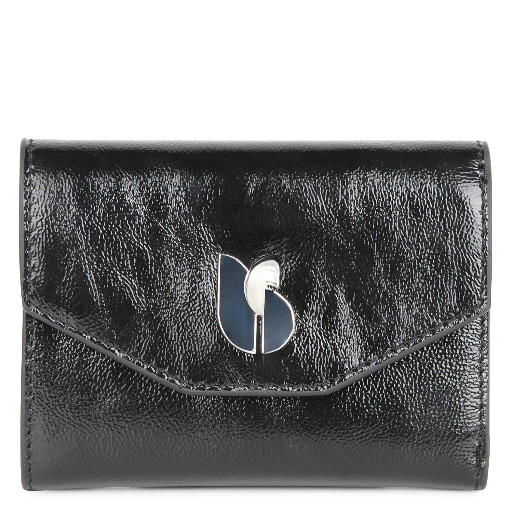TRIFOLD - Portefeuille en cuir | Noir