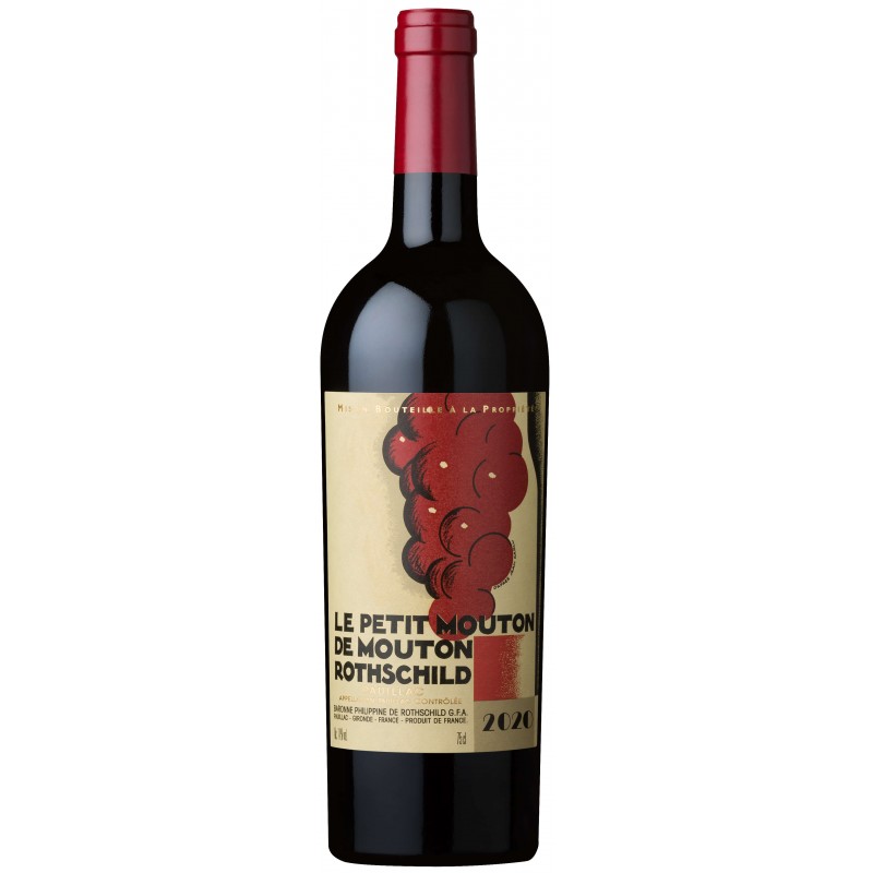 LE PETIT MOUTON 2020 - Pauillac - 2ème Vin - par Caisse bois de 3 bouteilles 75 cl