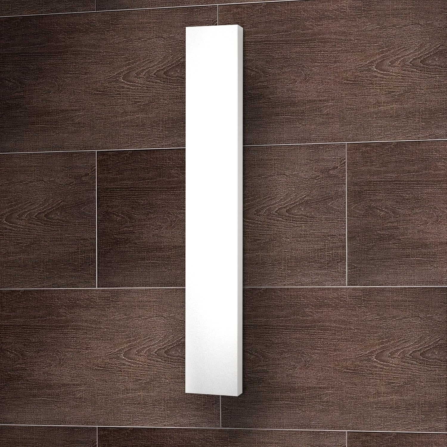Heizkörper Milano mit Mittelanschluss, 180x45 cm, 805 Watt Leistung, Weiß, Design-Heizkörper für Zweirohrsysteme