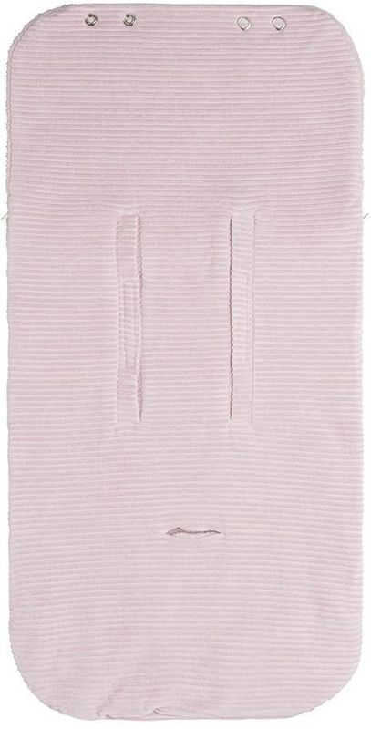 Baby's Only Voetenzak autostoel 0+ Sense - Oud Roze - Zachte rib corduroy stof - Geschikt voor drie- en vijfpuntsgordel