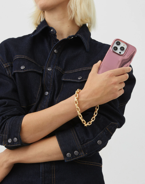 iPhone 17 Pro Max MagSafe Hardcase Hülle Mirror Case Recycled (IDMRCMS-I2567P-482) - Roségold