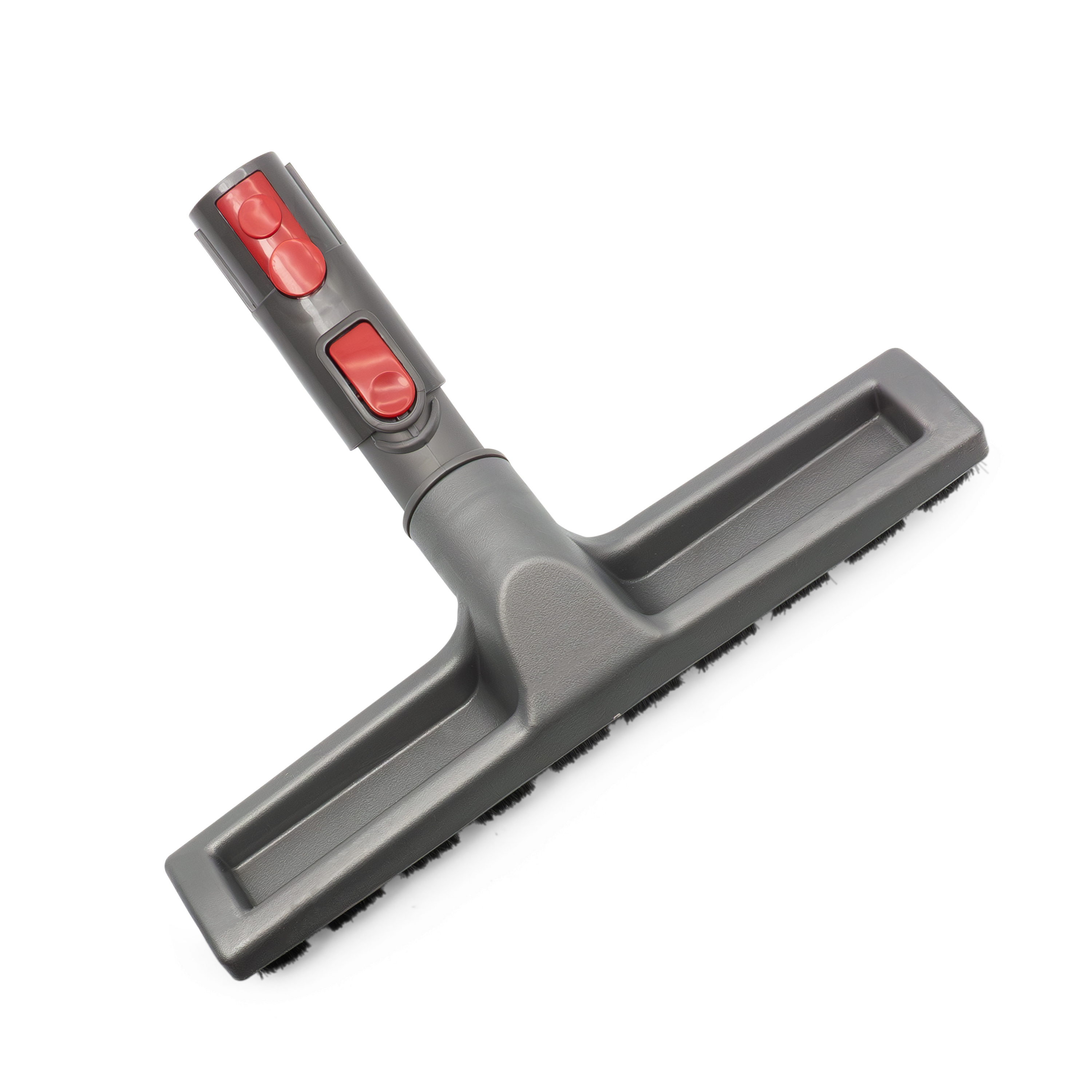 (2-tlg. Set) Ersatz Reinigungs Kopf Teppich Bürsten Aufsatz für Dyson Staubsauger Serie V   DC - Grau