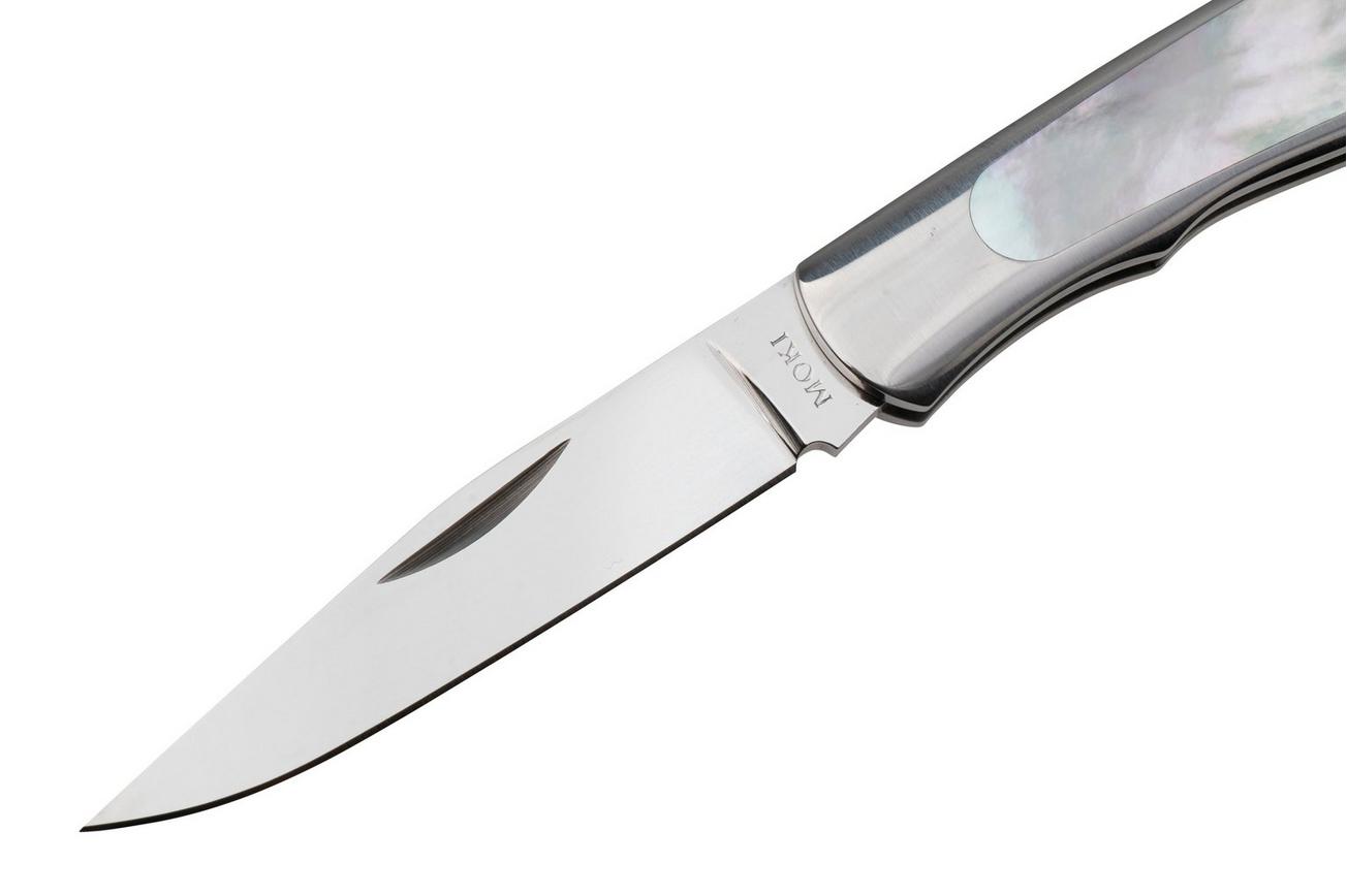 Moki Serapis Lockback 610E Polished VG10, Mother Of Pearl, zakmes