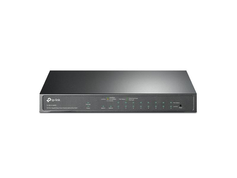 TP-Link PoE  Switch TL-SG1210MPE 10 Port 10-Port Gigabit Easy Smart Switch mit 8-Port PoE