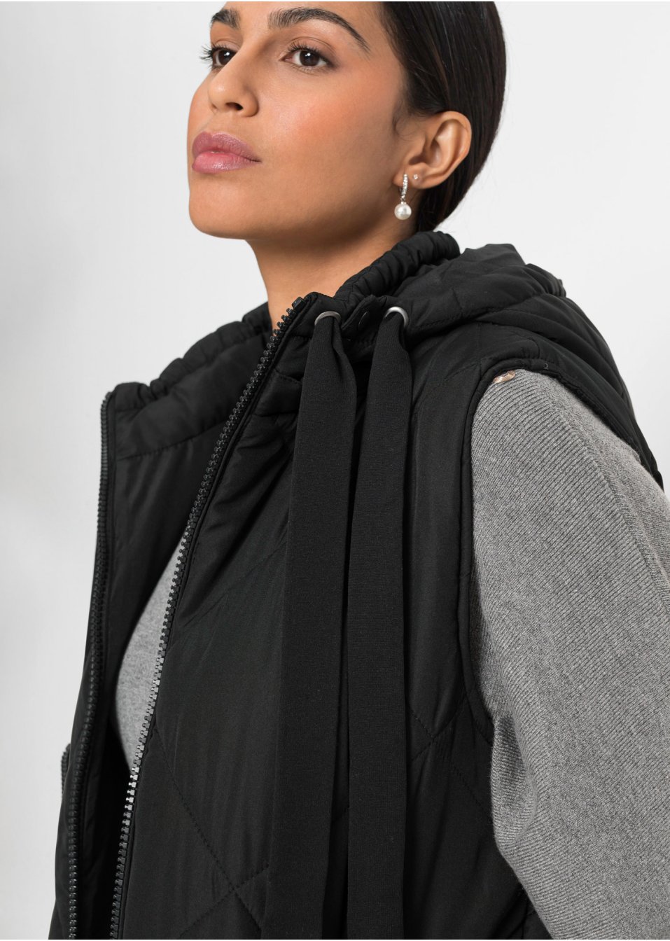 Veste sans manches matelassée en polyester recyclé