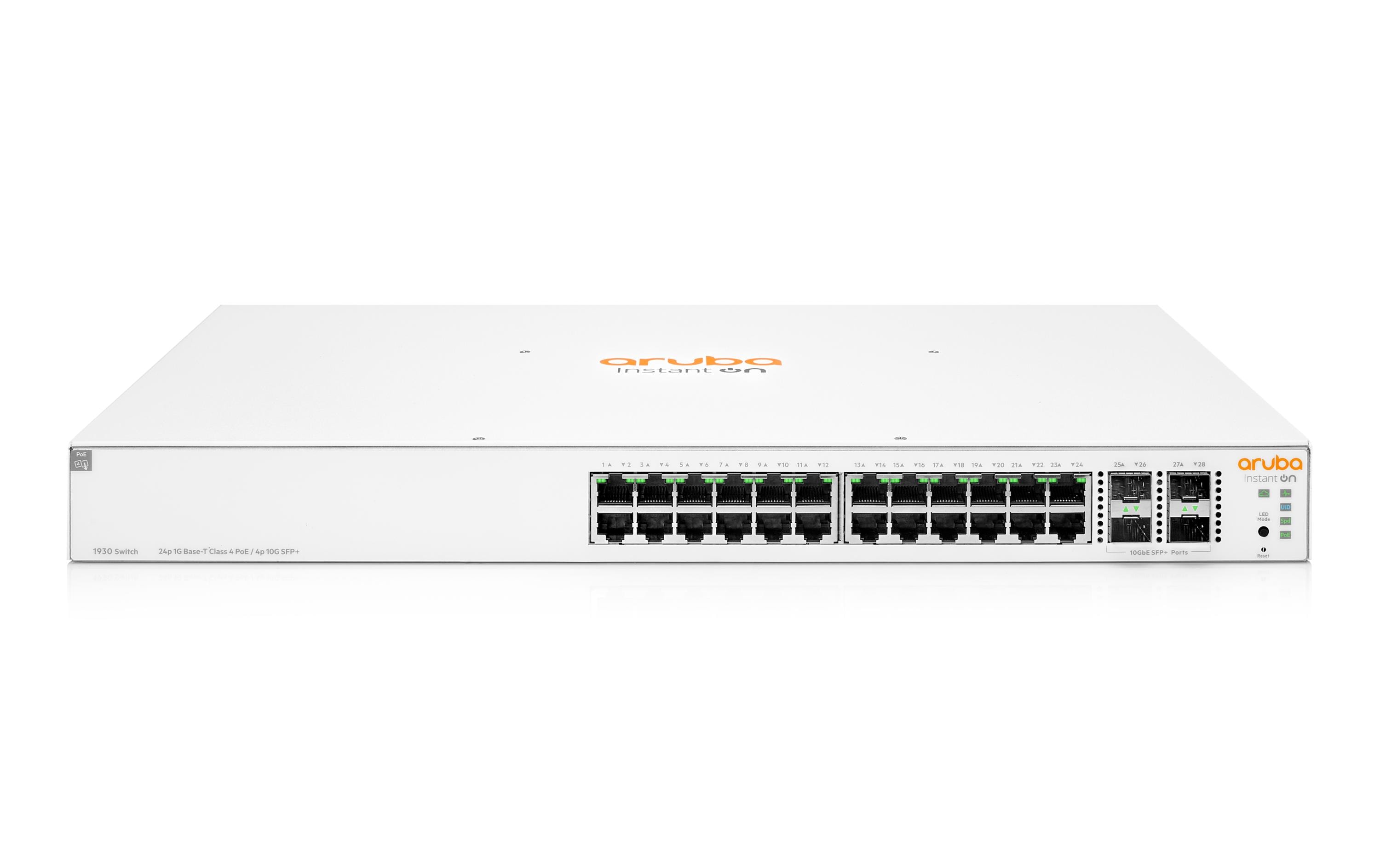PoE+ Switch Aruba Instant On 1930-24G PoE+ 370W 24 Port<br>Aruba Instant On 1930 24G Class4PoE 4SFP/SFP+ 370W
