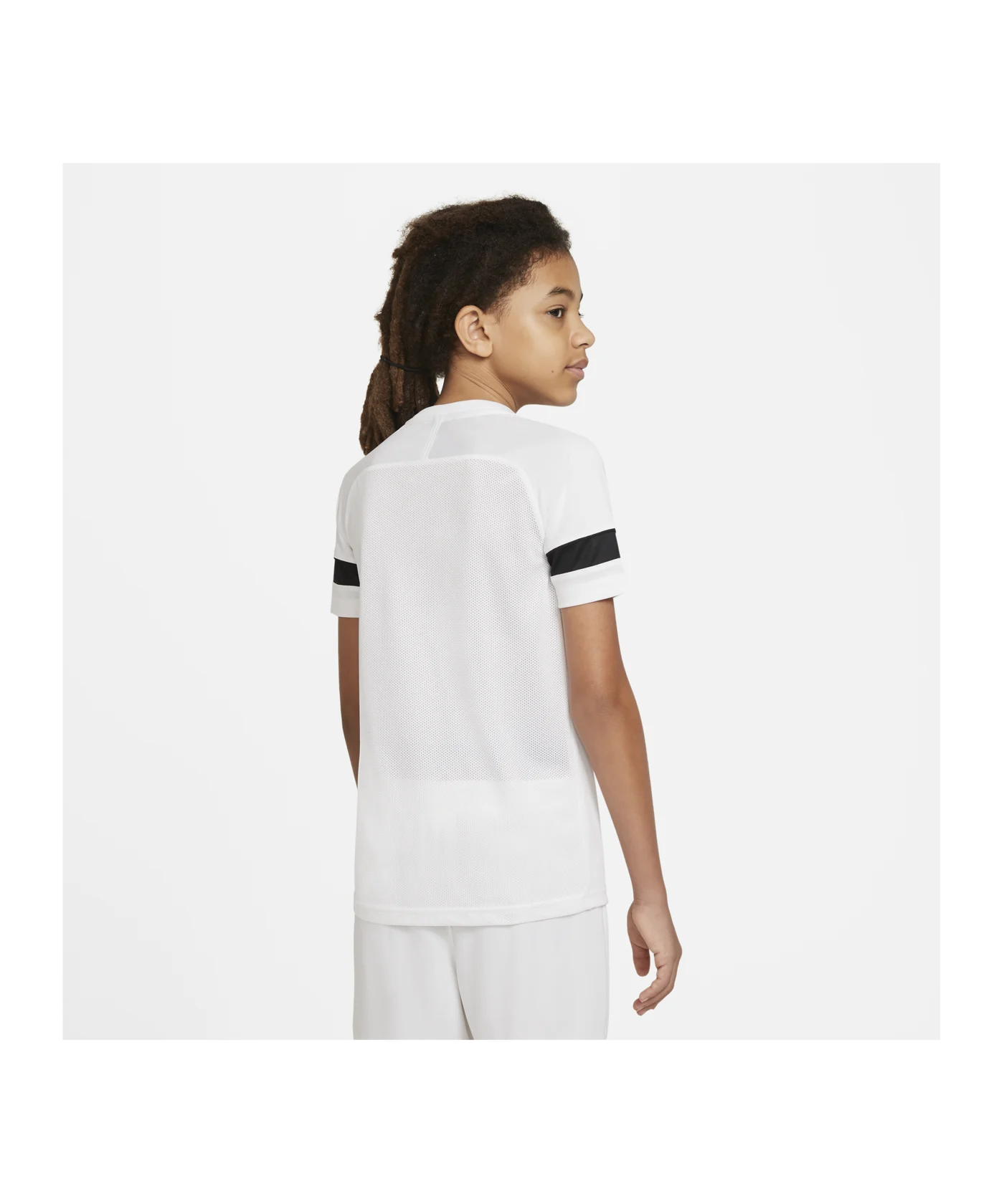 Nike Academy 21 T-Shirt Kids Weiss Schwarz F100
