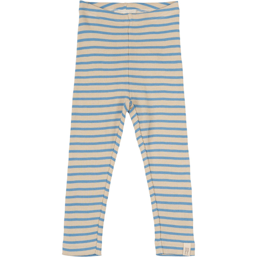 Køb Petit Piao Allure Blue/Dark Off White Leggings Modal Striped
