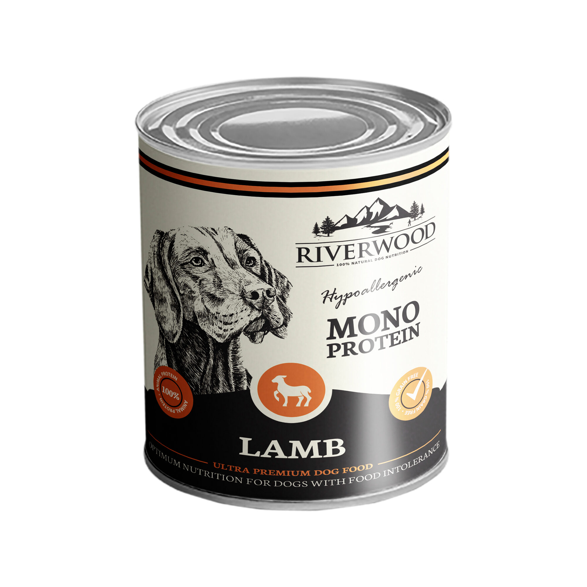 Riverwood Mono Proteïne Hondenvoer - Blik