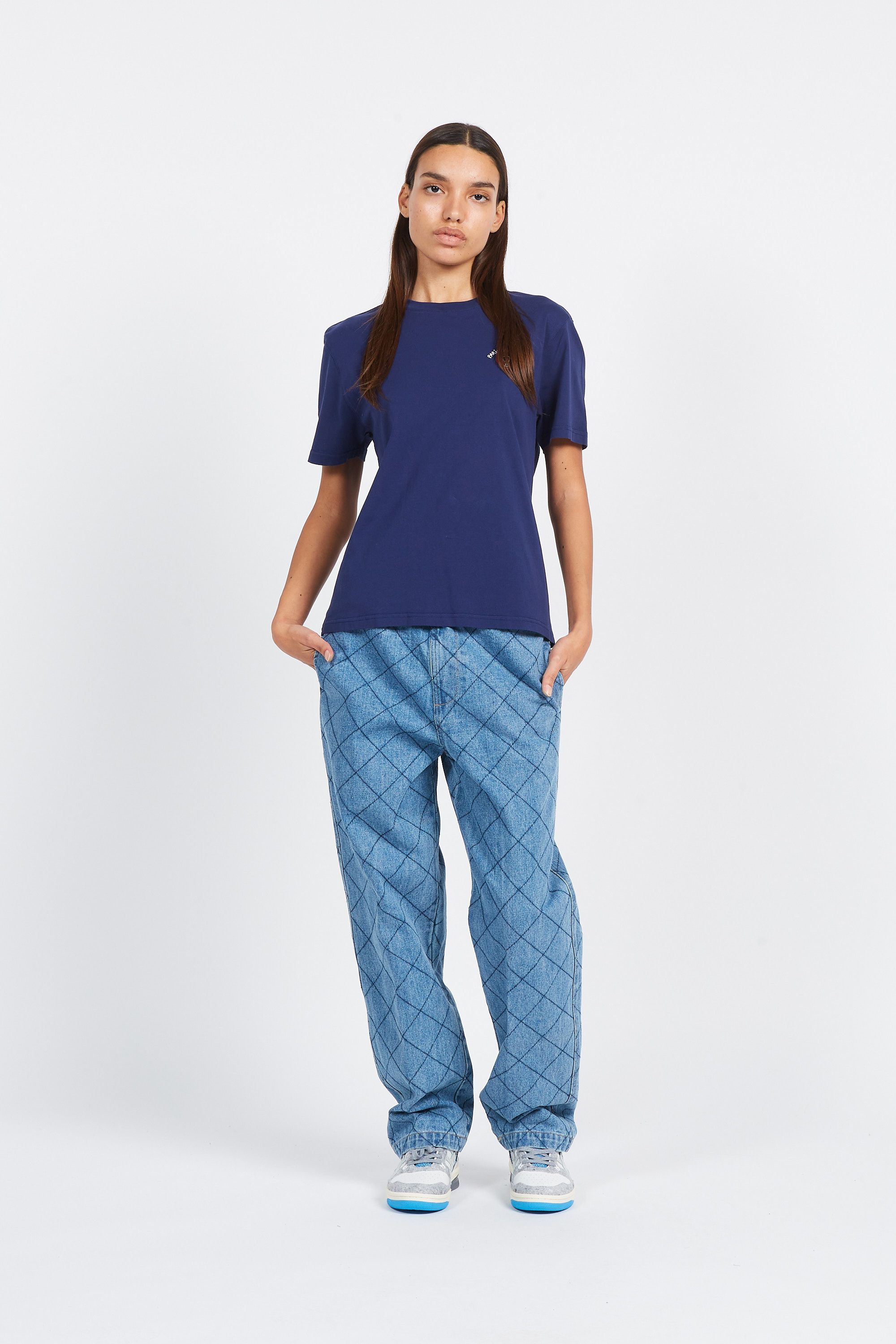 MAISON LABICHE T-shirt POPINCOURT BISTROT/ GOTS Bleu
