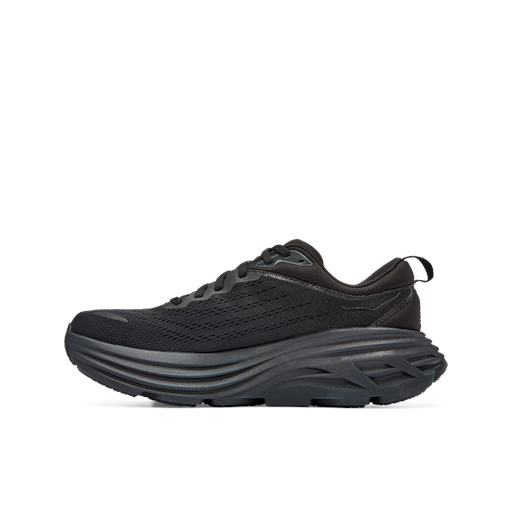 Hoka Bondi 8 Sneakers, Black/Black, 39 1/3