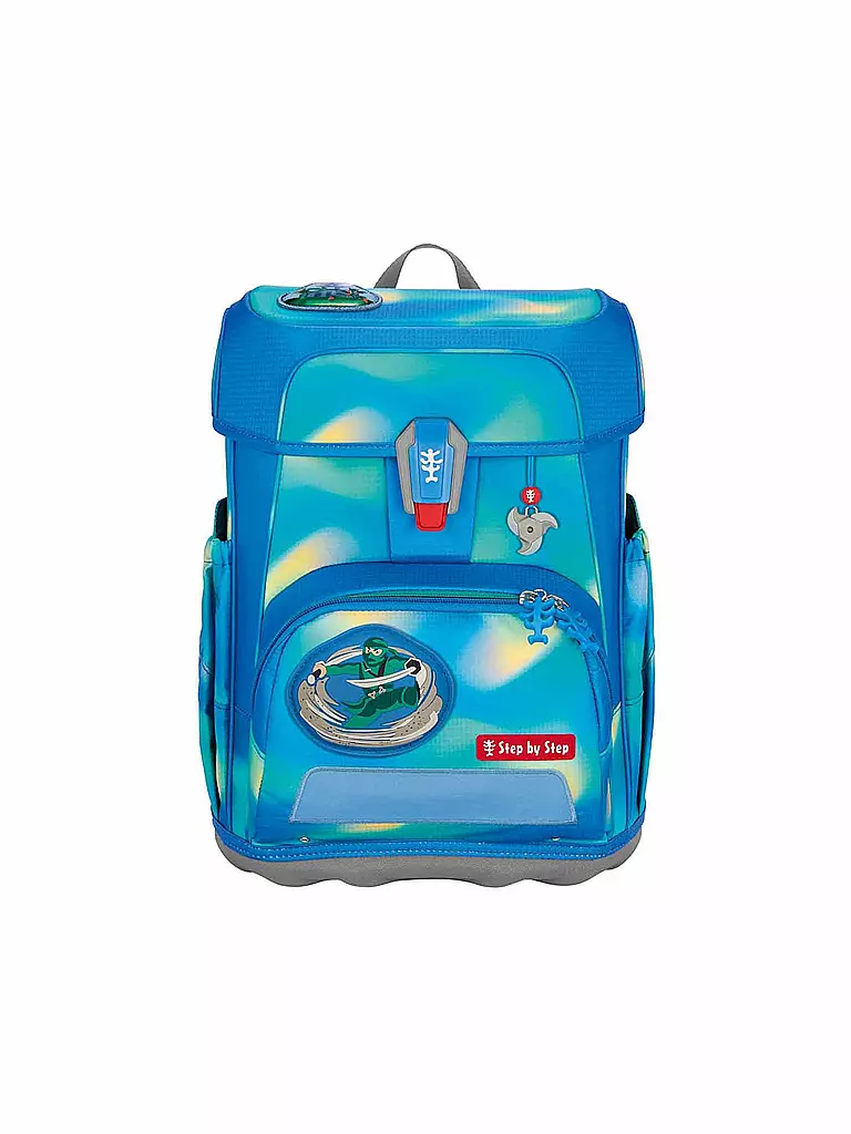 STEP BY STEP Schultaschen Set 5tlg CLOUD FLASH Ninja Zazu  blau