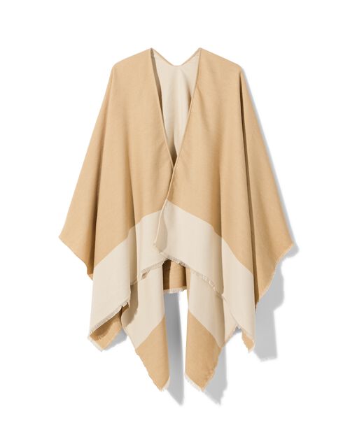 poncho à rabat femme