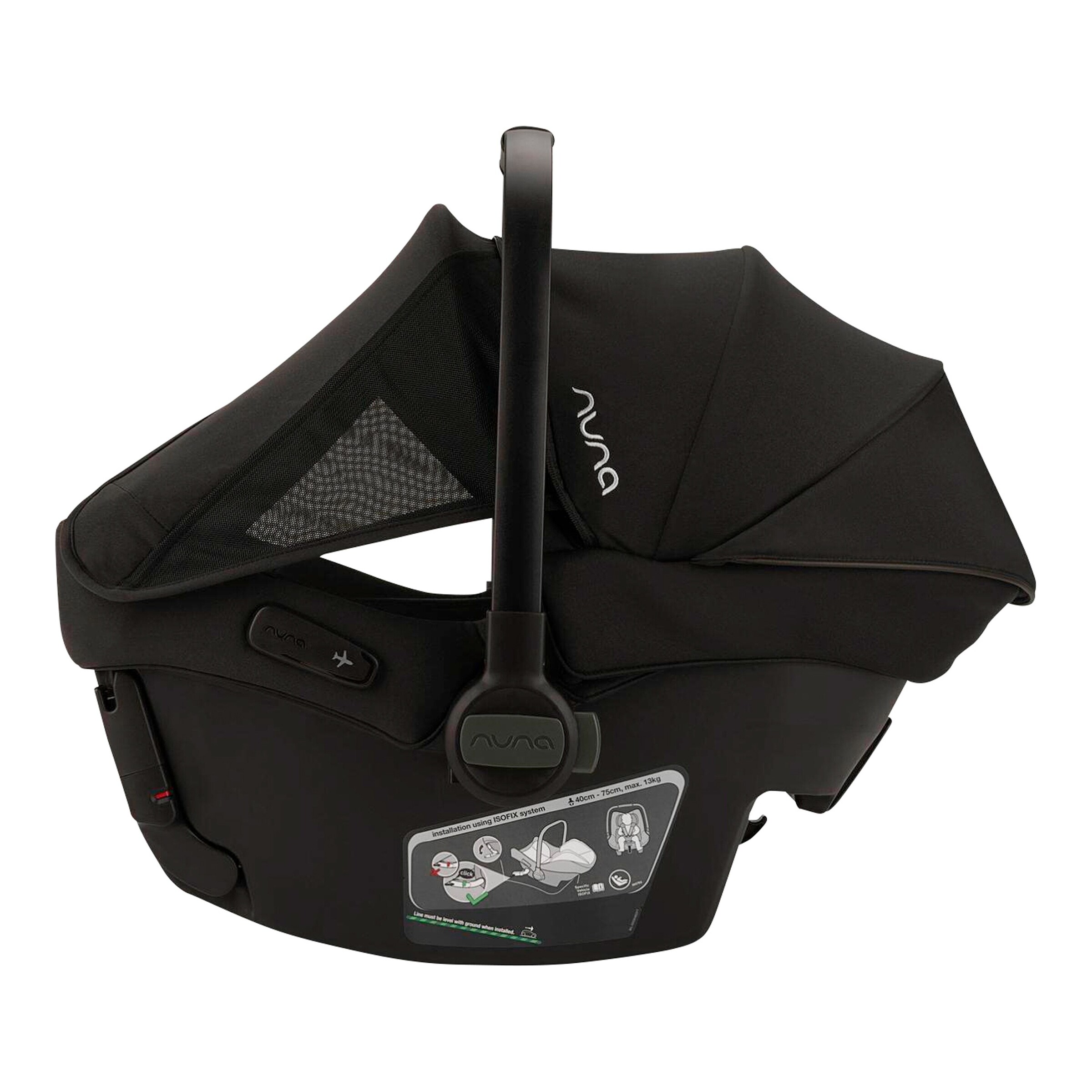 Nuna Babyschale PIPA urbn mit integrierter Isofix-Basis Caviar