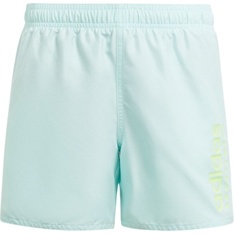 Adidas Essentials Logo CLX Badehose Semi Flash Aqua / Green Spark Kinder