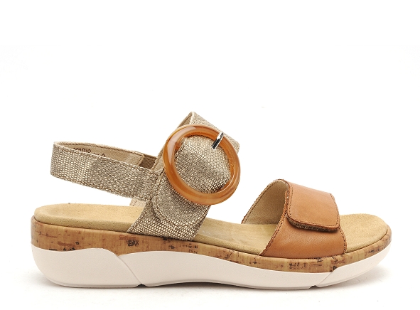 Remonte nu pieds plats femme r6853 marron