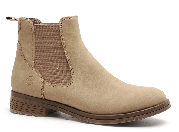 Tamaris boots bottine plates femme 25312 41 beige