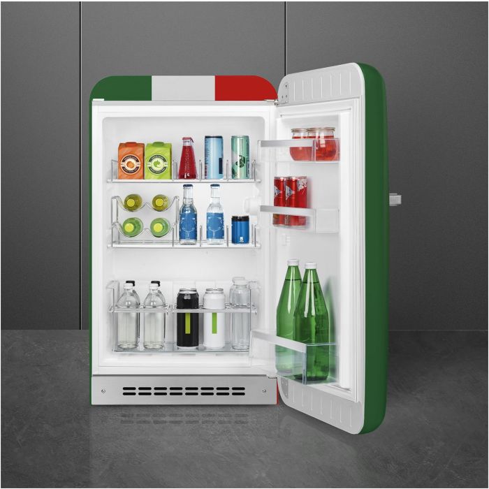 SMEG Stand-Kühlschrank 50's Retro Style FAB10HRDIT5 Sonderedition Italia